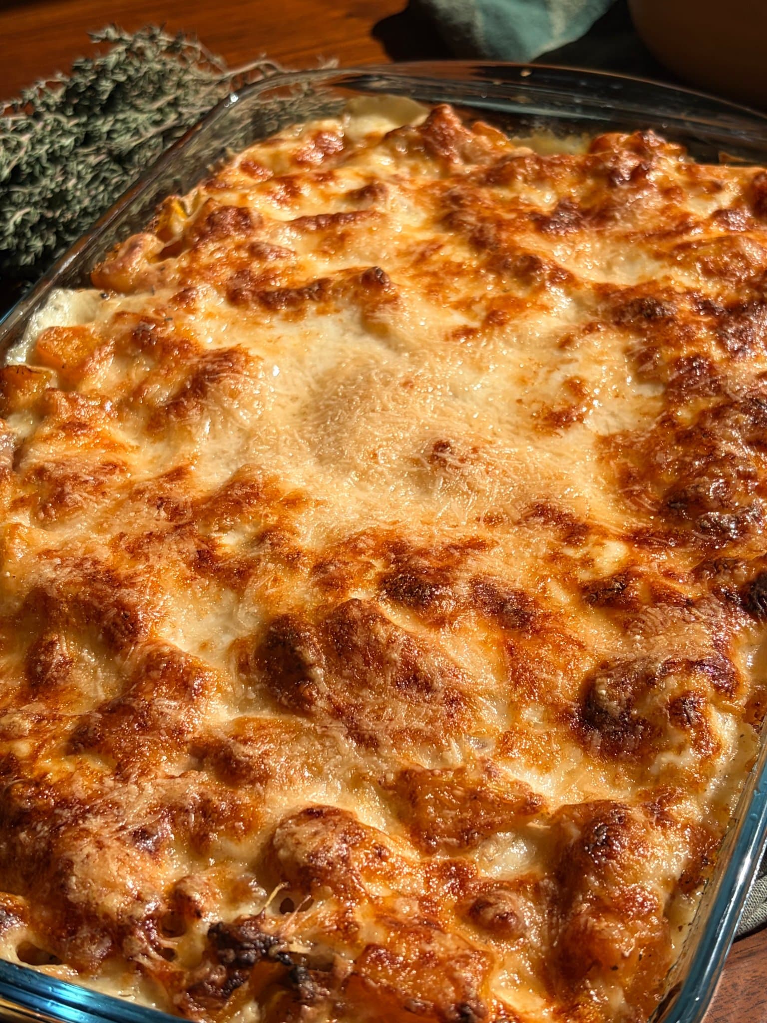 Lasagnes de butternut & béchamel au parmesan cover