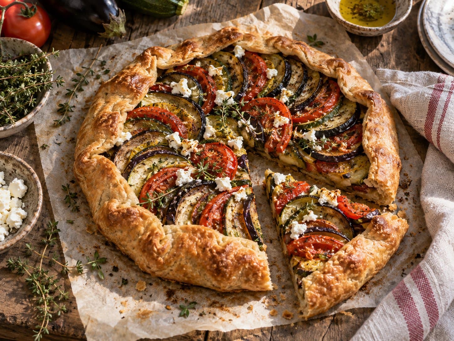 Provençal Ratatouille Galette cover