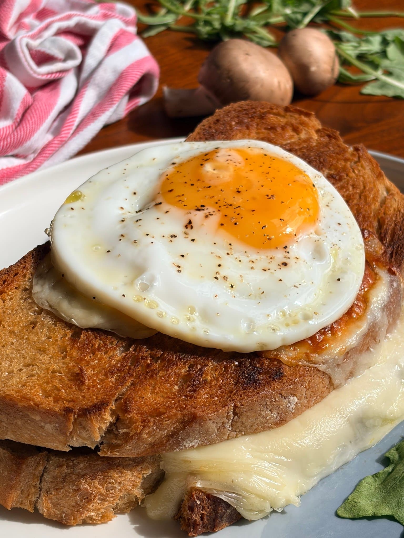 Croque-madame d'automne au Saint-Nectaire cover