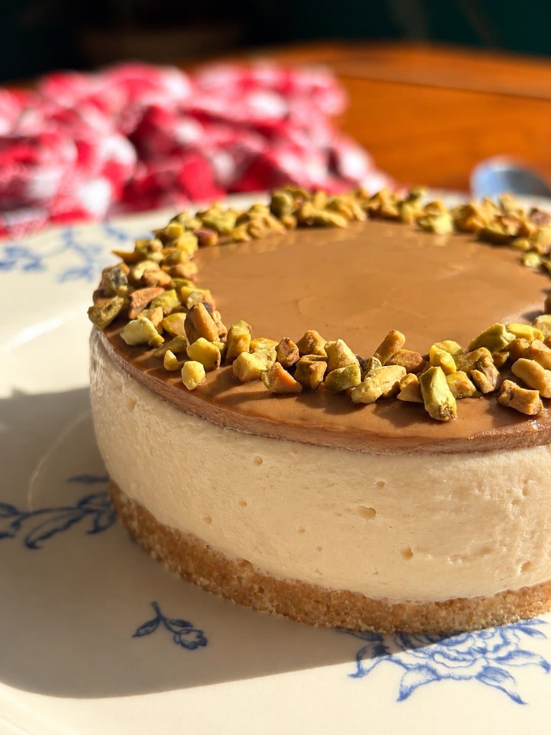 Cheesecake sans cuisson, pistache, fleur d'oranger cover